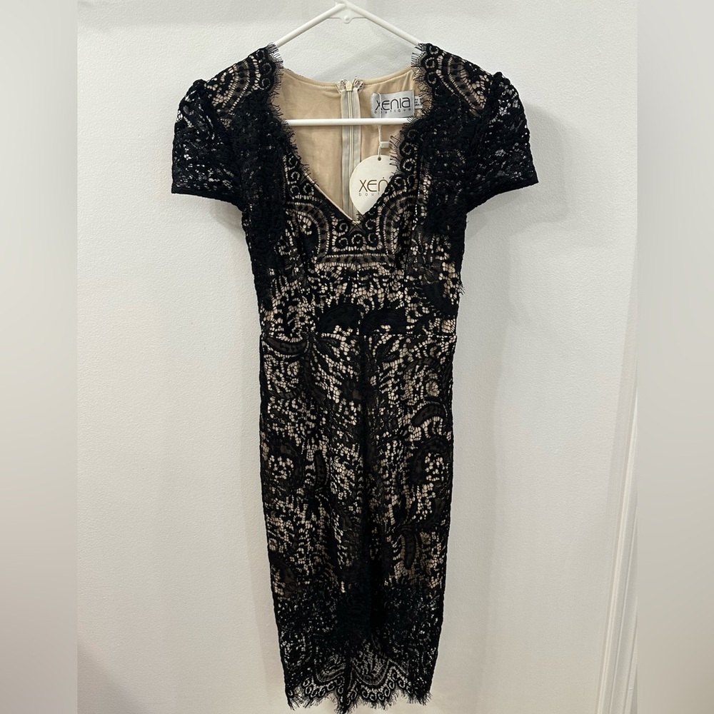 Lace Black Dress. NWT.